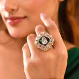 Kundan Opulance Kohinoor Glow Ring