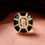 Kundan Elegance Shahi Jewel Ring