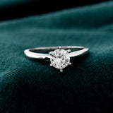 Valentine's Day Lover's Sparkle Solitaire Ring