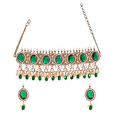 Kundan Opulence Maharani Shahi Kundan Choker Necklace Set