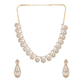 Sparkling Elegance Whimsical Blossoms Necklace Set