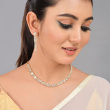 Sparkling Elegance Gold-Plated Minimal Necklace Set