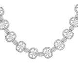 Sparkling Elegance Chic American Diamond Necklace Set