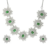 Fireworks Emerald Dazzle Dream Necklace Set