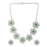 Fireworks Emerald Dazzle Dream Necklace Set