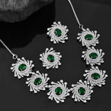 Fireworks Emerald Dazzle Dream Necklace Set