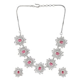 Fireworks Magenta Magic Necklace Set