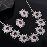 Fireworks Magenta Magic Necklace Set