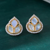 Kundan Elegance Pakeezah Stud Earrings