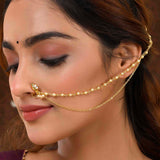 Kundan Elegance Chandni Noor Nath Nose Ring