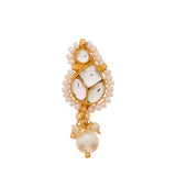 Kundan Elegance Royal Aura Gold Nose Pin