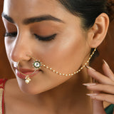 Kundan Elegance Zareen Nath Nose Ring