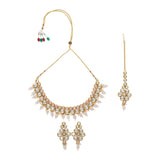 Classic Kundan Maang Tikka Set