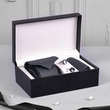 Formal Finesse Grey Tie and Cufflink Set