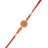 Bejewelled And Beaded Men's Thread Rakhi For Brother