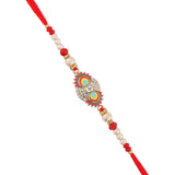 Sparkling Enameled Designer Thread Rakhi For Brother|Voylla Rakhi