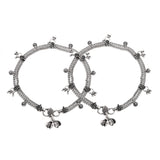 Antique Essentials Noor Jhanjhar Oxidised Anklet Set