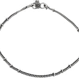 Antique Essentials Nazakat Oxidised Anklet Set