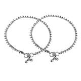 Antique Essentials Chhanak Oxidised Anklet Set