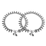 Antique Essentials Saanjh Oxidised Anklet Set