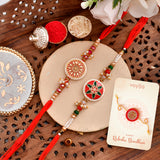 Traditional Inspired Men's Lightly Embellished Thread Rakhis