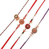 Pack Of 4 Colourful And Embellished Men's Rakhis