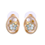 Blossom Daylight Golden Stud Earrings