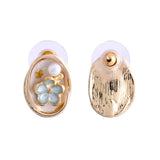 Blossom Daylight Golden Stud Earrings