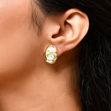 Blossom Daylight Golden Stud Earrings