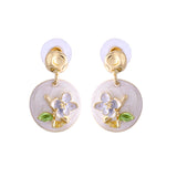 Blossom Dreams Golden Drop Earrings