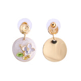 Blossom Dreams Golden Drop Earrings