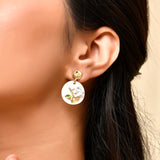 Blossom Dreams Golden Drop Earrings