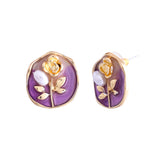 Blossom Lavender Dream Stud Earrings