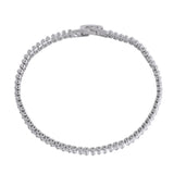 Sparkling Elegance Eternal Crystal American Diamond Tennis Bracelet