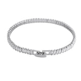 Sparkling Elegance Eternal Crystal American Diamond Tennis Bracelet