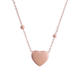 Sparkling Elegance Heartbeat Bliss Gold Necklace