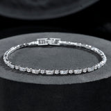 Sparkling Elegance Eclipsed American Diamond Tennis Bracelet