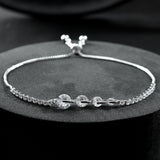 Sparkling Elegance Cosmic American Diamond Bracelet