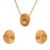 Sparkling Elegance Golden Reverie Pendant Set