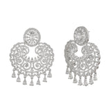 Sparkling Elegance The Queen'S American Diamond Earrings