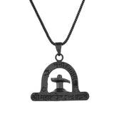 Eclipse Black Shivling Pendant for Men