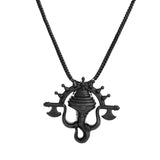 Eclipse Stylish Black Trishul Mens Pendant