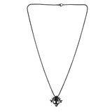 Eclipse Stylish Black Trishul Mens Pendant