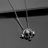 Eclipse Stylish Black Trishul Mens Pendant