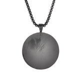 Eclipse Compass Black Mens Pendant