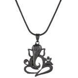 Eclipse Stylish Black Ganesha Pendant for Men