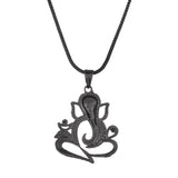 Eclipse Stylish Black Ganesha Pendant for Men