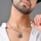 Eclipse Stylish Black Ganesha Pendant for Men