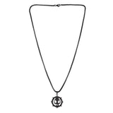 Eclipse Stylish Bold Black Trishul Mens Pendant