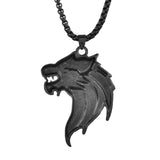 Eclipse Dragon Black Mens Pendant